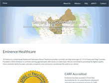 Tablet Screenshot of eminencehc.com